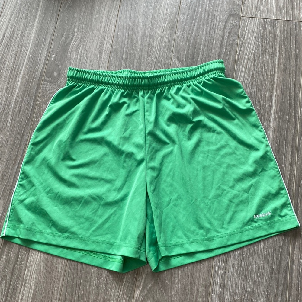 Woman’s green athletic shorts